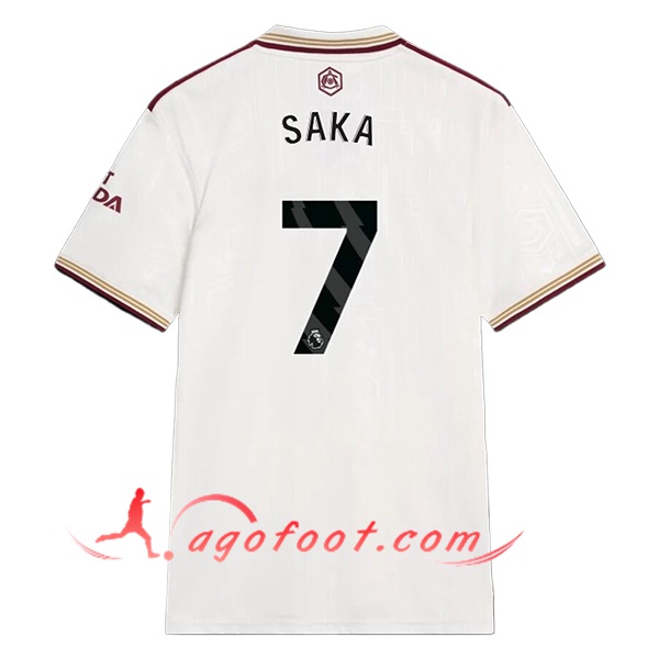 Maillot de Foot Arsenal (SAKA #7) 2025/2026 Third