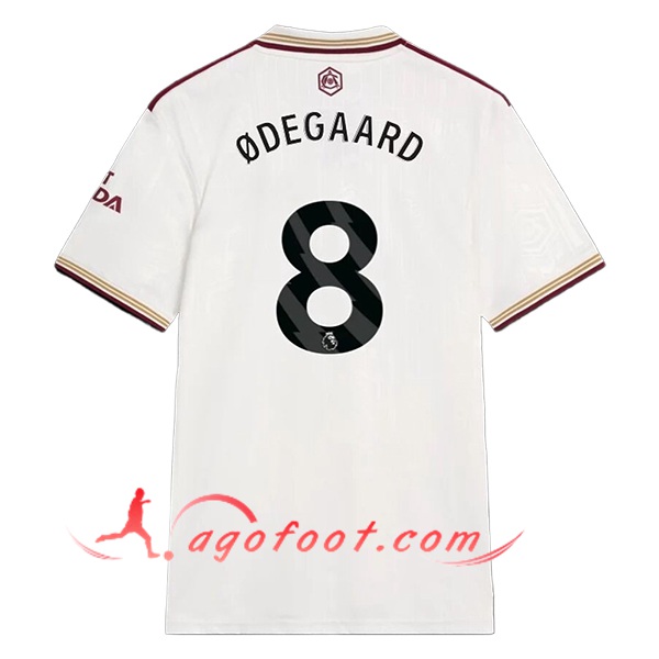 Maillot de Foot Arsenal (ØDEGAARD #8) 2025/2026 Third