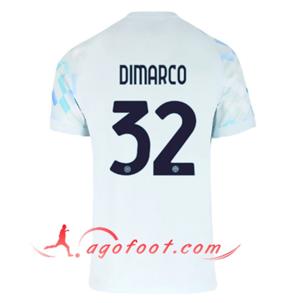 Maillot de Foot Inter Milan (DIMARCO #32) 2025/2026 Exterieur