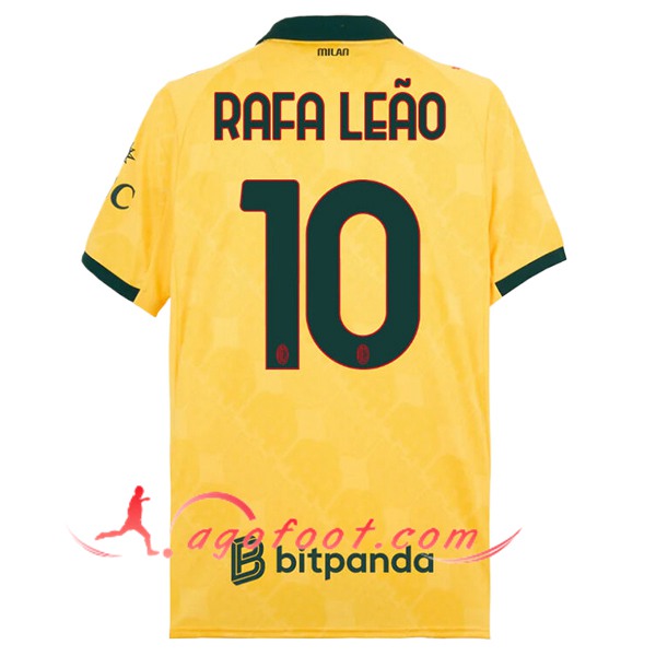 Maillot de Foot Milan AC (RAFAEL LEÃO #10) 2025/2026 Third