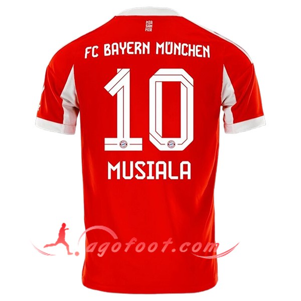 Maillot de Foot Bayern Munich (MUSIALA #10) 2025/2026 Domicile