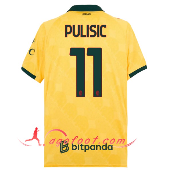 Maillot de Foot Milan AC (PULISIC #11) 2025/2026 Third