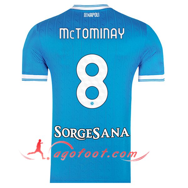 Maillot de Foot SSC Naples (MCTOMINAY #8) 2025/2026 Domicile
