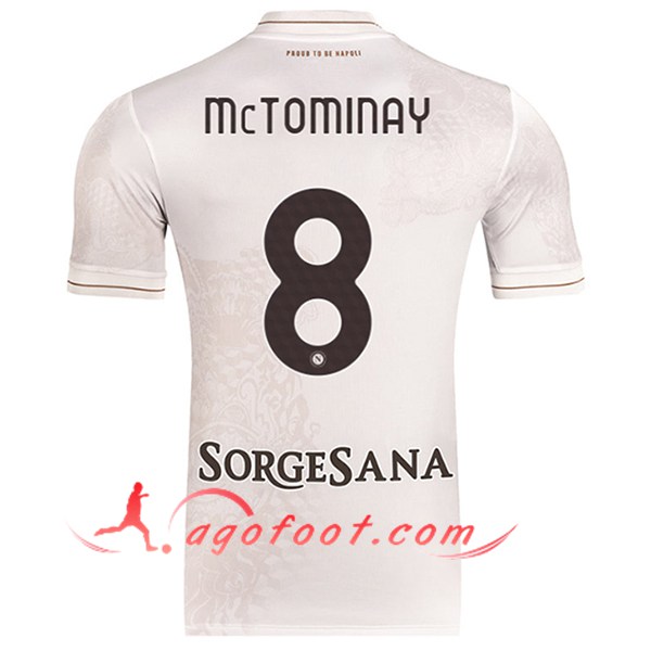 Maillot de Foot SSC Naples (MCTOMINAY #8) 2025/2026 Exterieur