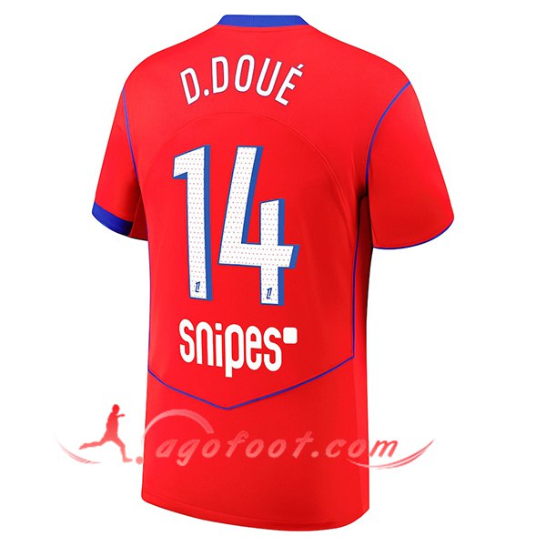 Maillot de Foot PSG (D.DOUÉ #14) 2025/2026 Third