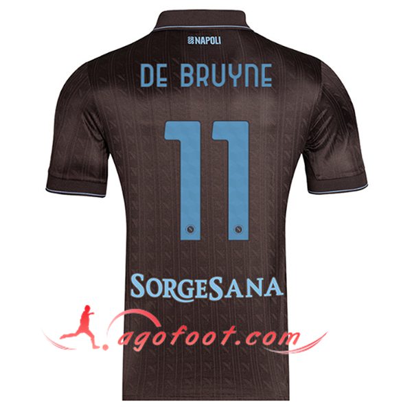 Maillot de Foot SSC Naples (DE BRUYNE #11) 2025/2026 Third