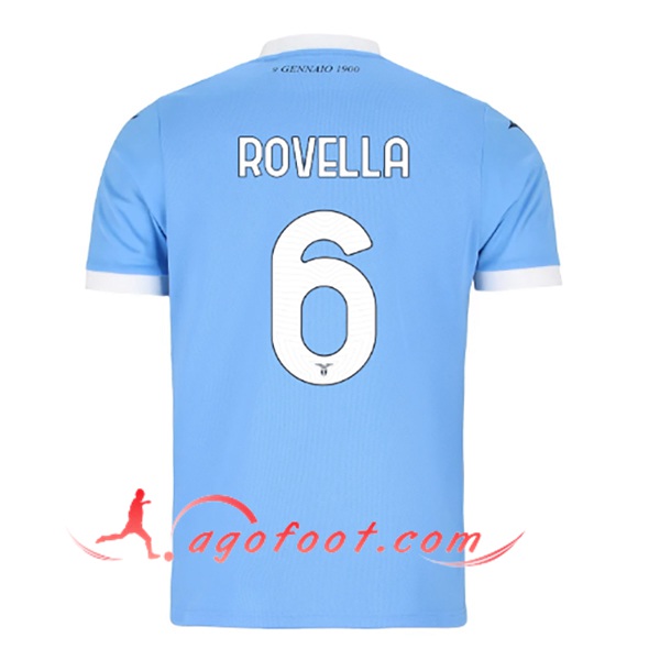 Maillot de Foot SS Lazio (ROVELLA #6) 2025/2026 Domicile
