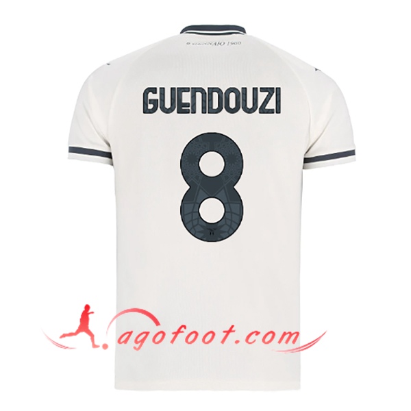 Maillot de Foot SS Lazio (GUENDOUZI #8) 2025/2026 Exterieur