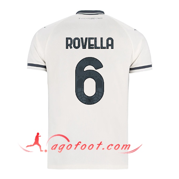 Maillot de Foot SS Lazio (ROVELLA #6) 2025/2026 Exterieur