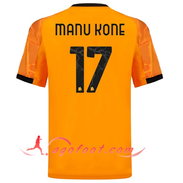 Maillot de Foot As Rome (MANU KONÉ #17) 2025/2026 Exterieur