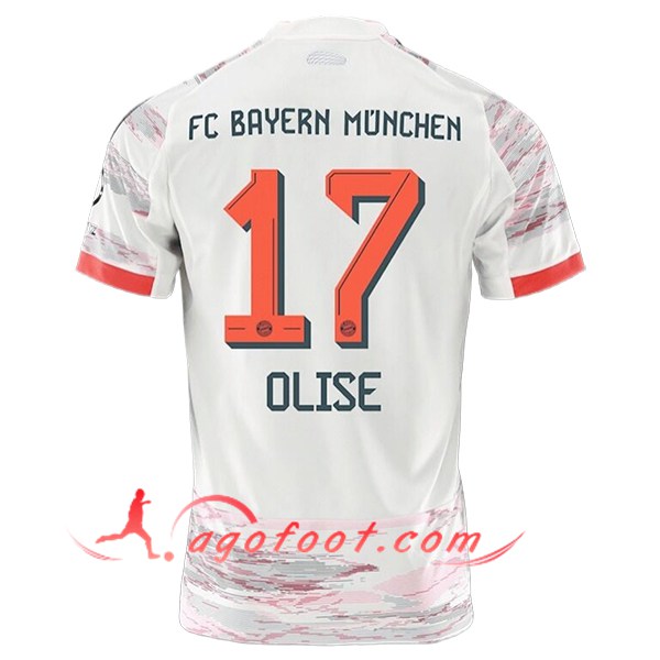 Maillot de Foot Bayern Munich (OLISE #17) 2025/2026 Exterieur