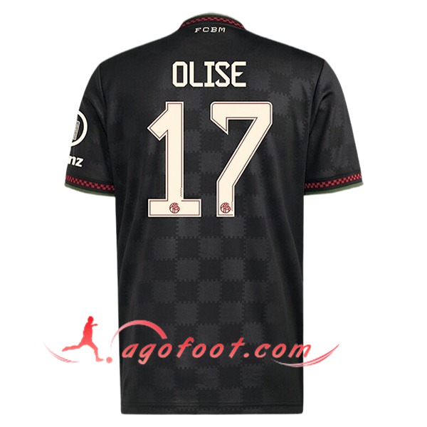 Maillot de Foot Bayern Munich (OLISE #17) 2025/2026 Champions League