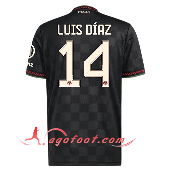 Maillot de Foot Bayern Munich (LUIS DÍAZ #14) 2025/2026 Champions League