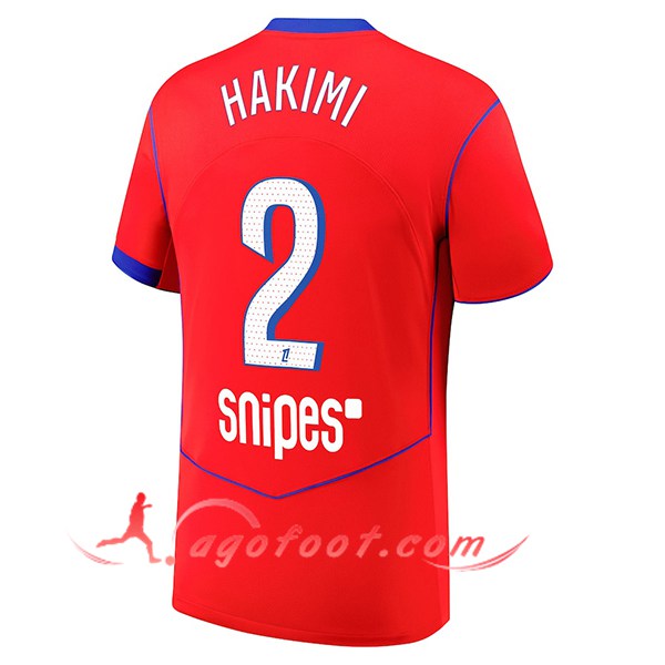 Maillot de Foot PSG (HAKIMI #2) 2025/2026 Third