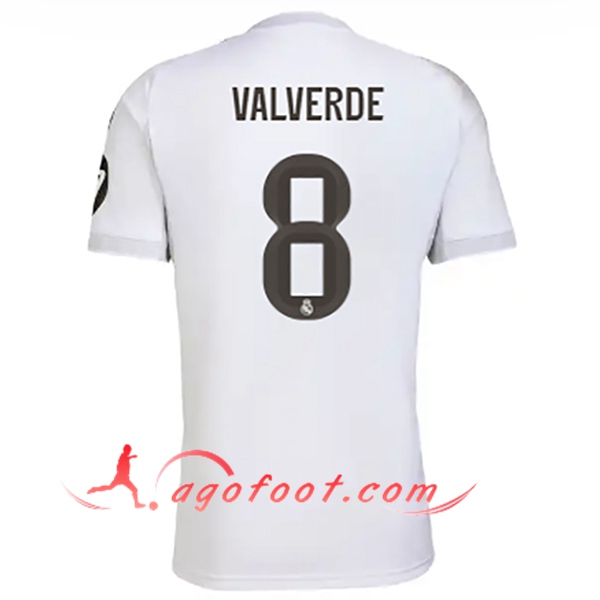 Maillot de Foot Real Madrid (VALVERDE #8) 2025/2026 Domicile