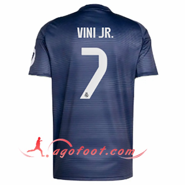 Maillot de Foot Real Madrid (VINI JR. #7) 2025/2026 Exterieur