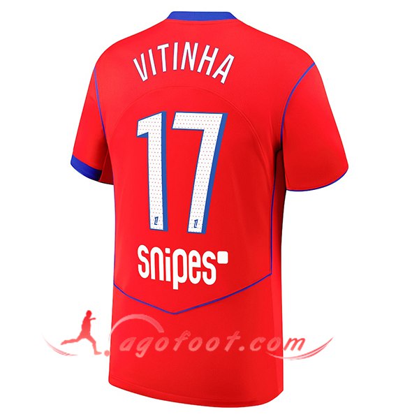 Maillot de Foot PSG (VITINHA #17) 2025/2026 Third