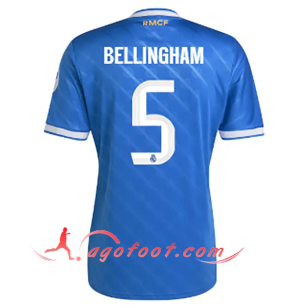 Maillot de Foot Real Madrid (BELLINGHAM #5) 2025/2026 Third