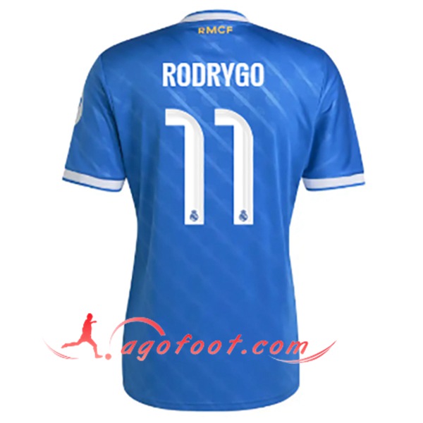 Maillot de Foot Real Madrid (RODRYGO #11) 2025/2026 Third