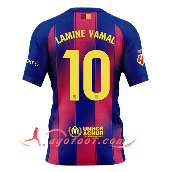 Maillot de Foot Barcelona (LAMINE YAMAL #10) 2025/2026 Domicile