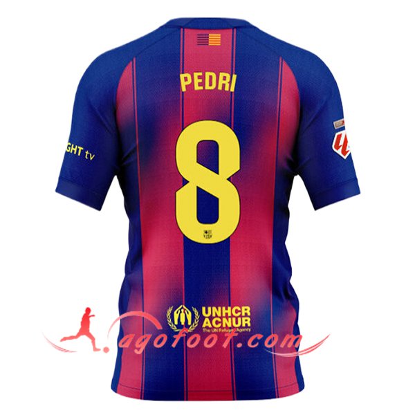 Maillot de Foot Barcelona (PEDRI #8) 2025/2026 Domicile