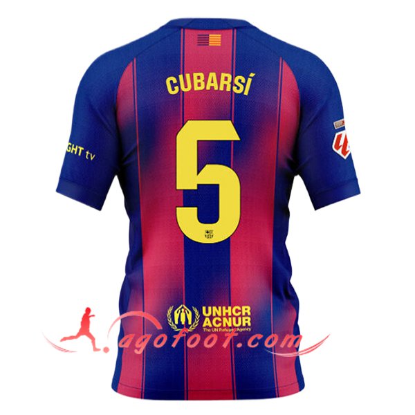 Maillot de Foot Barcelona (CUBARSÍ #5) 2025/2026 Domicile