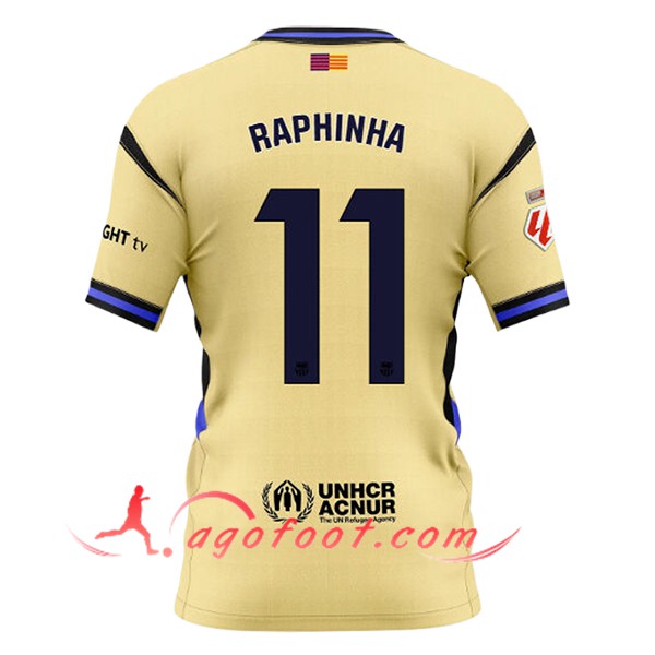 Maillot de Foot Barcelona (RAPHINHA #11) 2025/2026 Exterieur