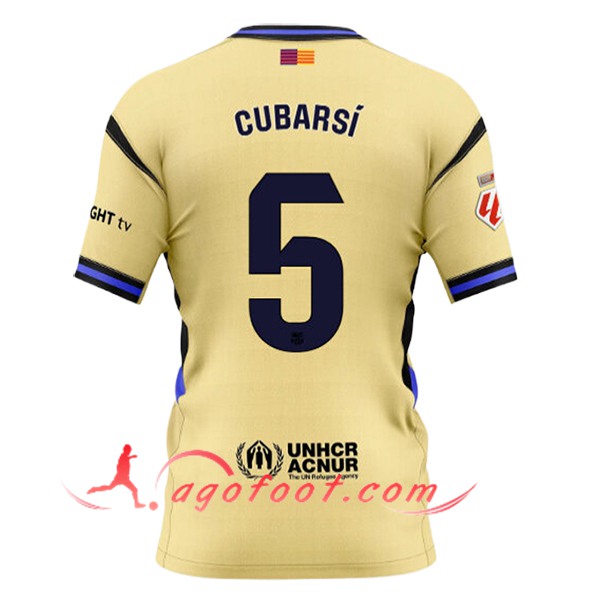 Maillot de Foot Barcelona (CUBARSÍ #5) 2025/2026 Exterieur
