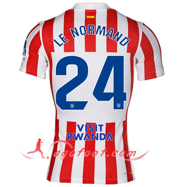 Maillot de Foot Atletico Madrid (LE NORMAND #24) 2025/2026 Domicile
