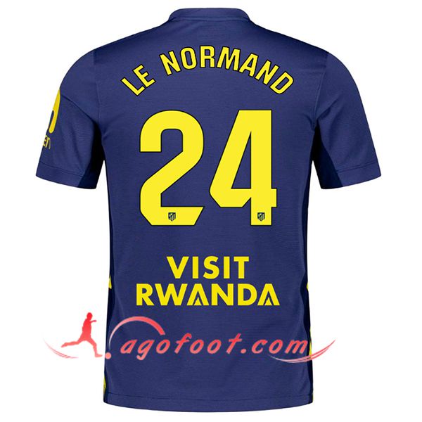 Maillot de Foot Atletico Madrid (LE NORMAND #24) 2025/2026 Exterieur