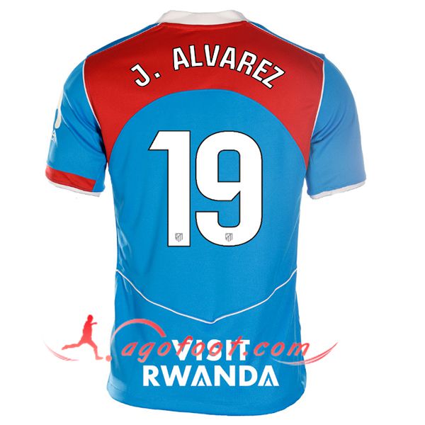 Maillot de Foot Atletico Madrid (J. ALVAREZ #19) 2025/2026 Third