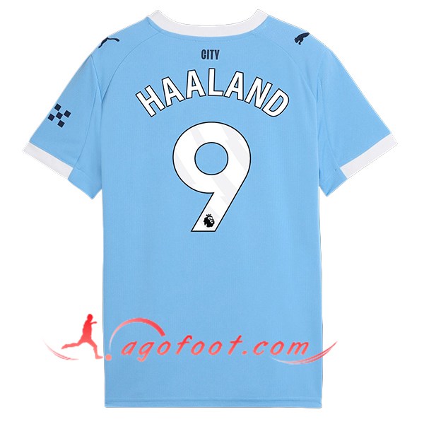 Maillot de Foot Manchester City (HAALAND #9) 2025/2026 Domicile