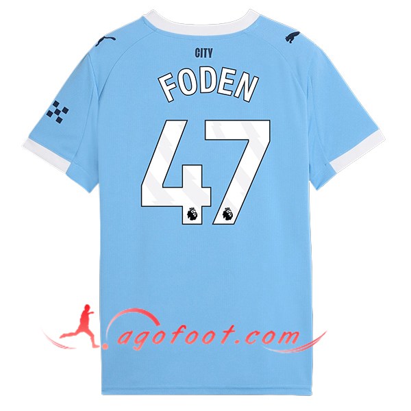 Maillot de Foot Manchester City (FODEN #47) 2025/2026 Domicile