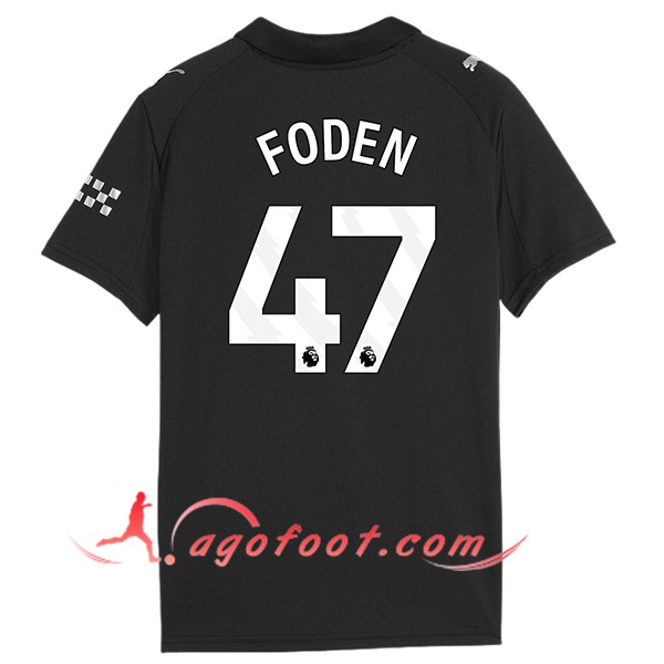 Maillot de Foot Manchester City (FODEN #47) 2025/2026 Exterieur