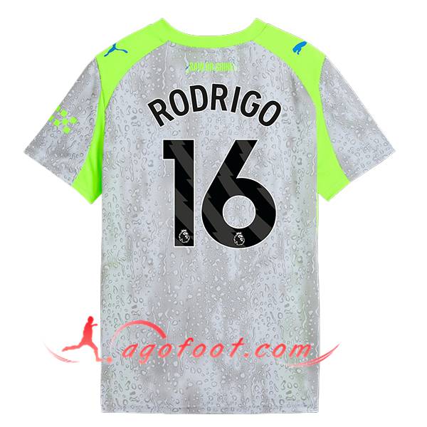 Maillot de Foot Manchester City (RODRIGO #16) 2025/2026 Third