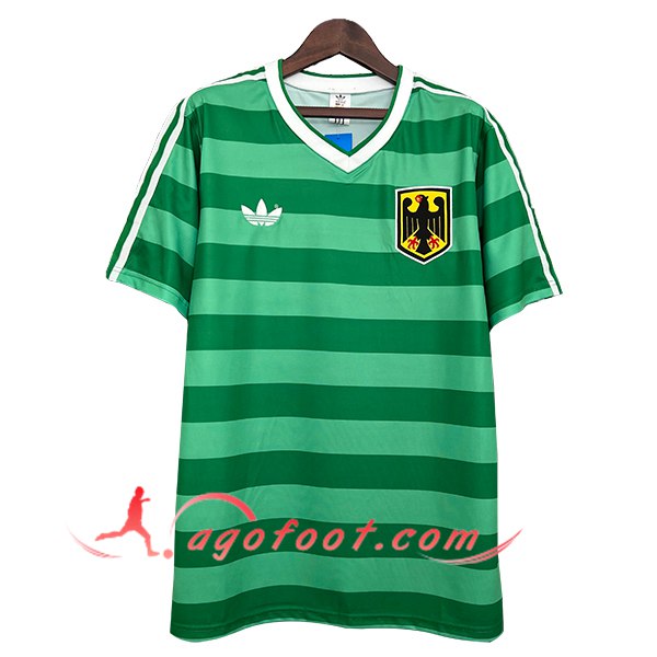 Maillot de Foot Allemagne Retro Vert 1984