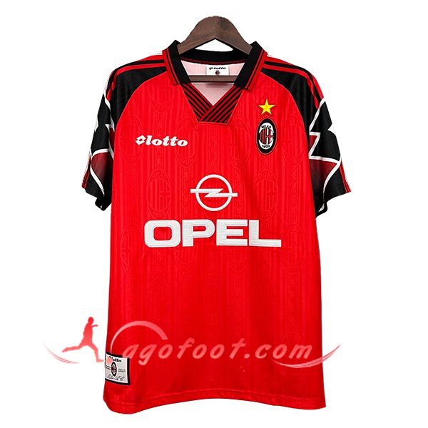 Maillot de Foot Milan AC Retro Special Edition Rouge 1997/1998
