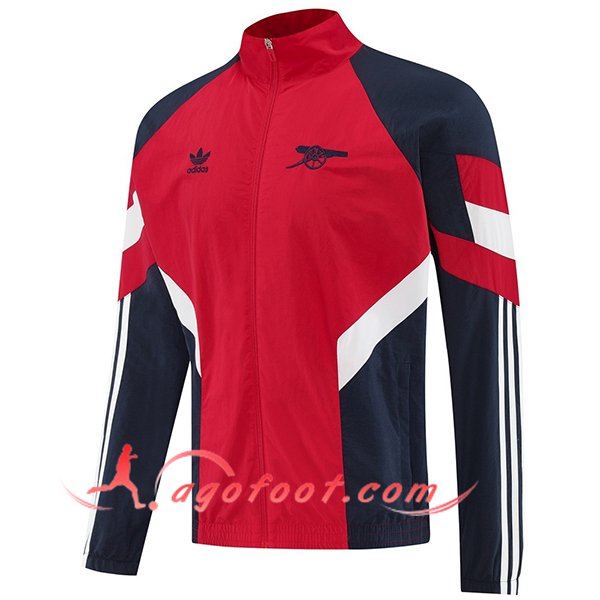 Coupe-Vent Arsenal Rouge/Noir/Blanc 2025/2026