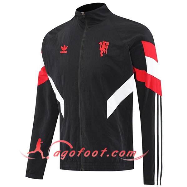 Coupe-Vent Manchester United Noir/Rouge/Blanc 2025/2026