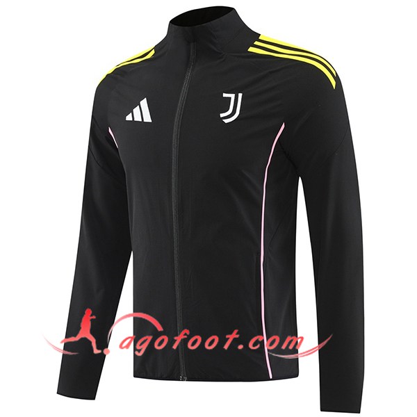 Coupe-Vent Juventus Noir/Jaune 2025/2026