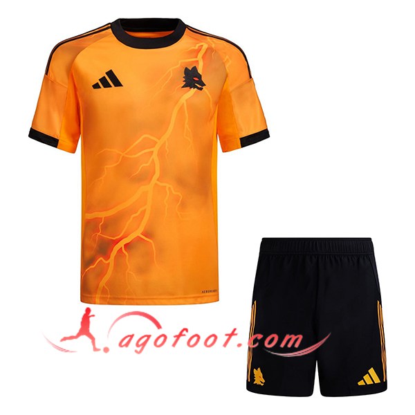 Ensemble Maillot AS Rome Exterieur + Short 2025/2026