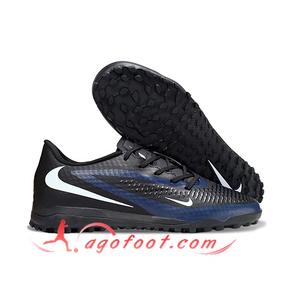 Nike Chaussures de Foot Phantom 6 Low Academy "Erling Haaland" Noir/Bleu/Blanc