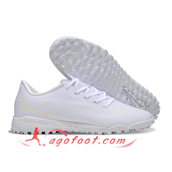 Nike Chaussures de Foot Phantom 6 Low Academy "Erling Haaland" Blanc
