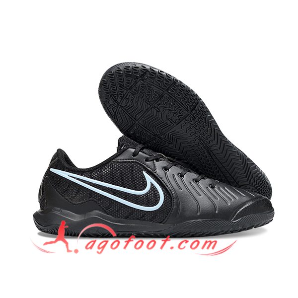 Nike Chaussures de Foot Legend 10 Academy IC Noir/Bleu