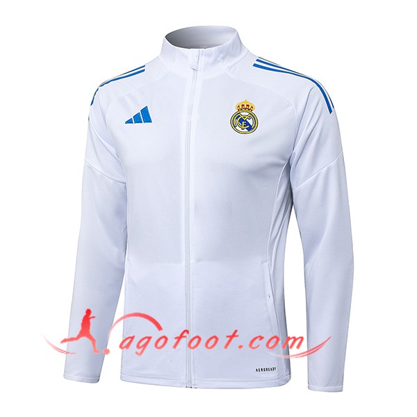 Veste Foot Real Madrid Blanc 2025/2026