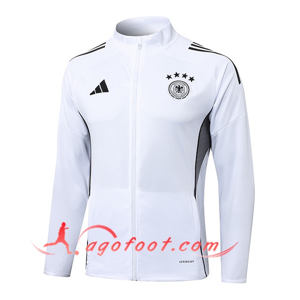 Veste Foot Allemagne Blanc/Gris 2025/2026