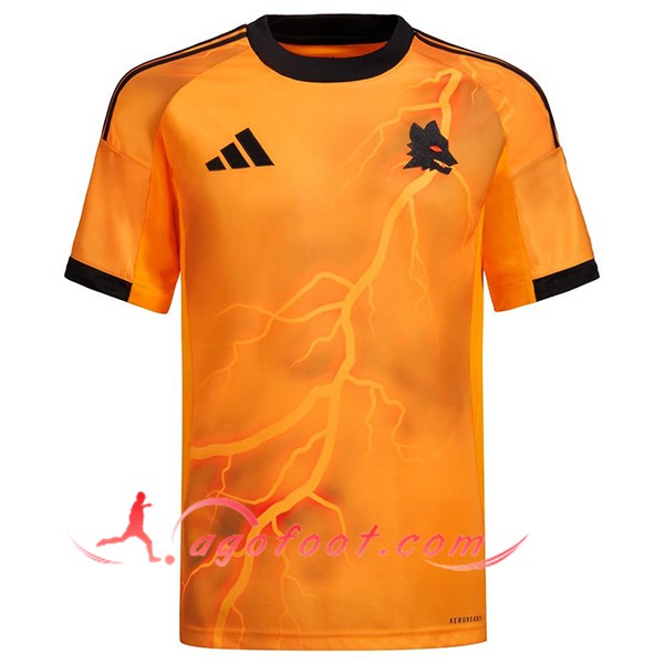 Nouveau Maillot de Foot AS Rome Exterieur 2025/2026