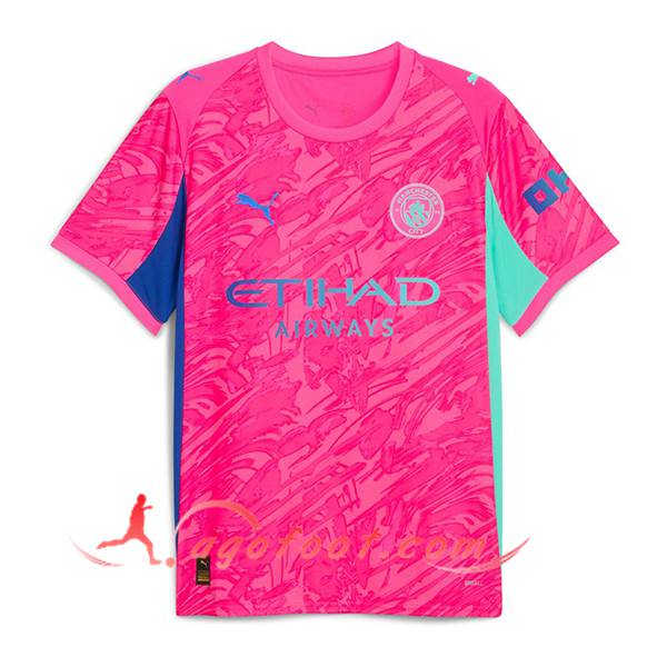 Maillot de Foot Manchester City Gardien De But Rose 2025/2026