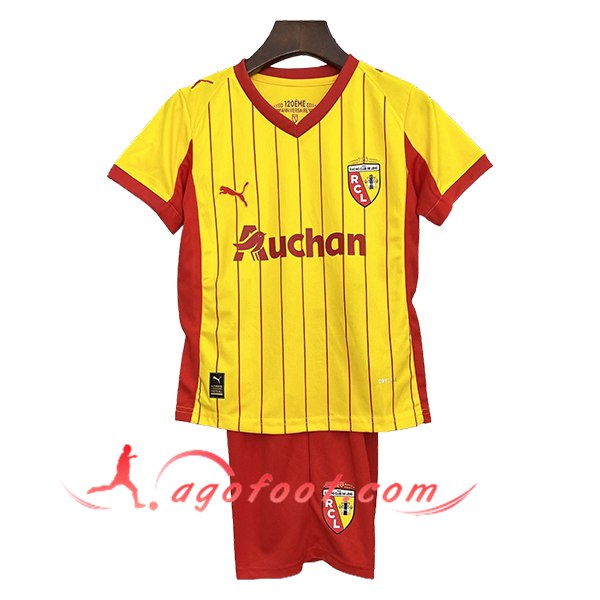 Nouveau Maillot de Foot RC Lens Enfant Domicile 2025/2026