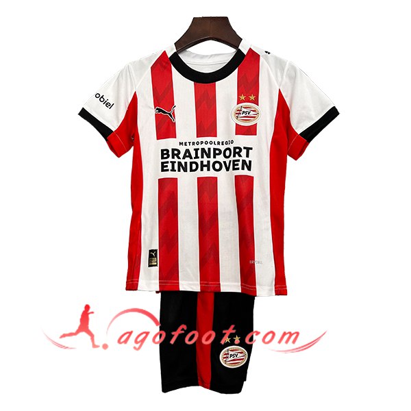 Nouveau Maillot de Foot PSV Eindhoven Enfant Domicile 2025/2026